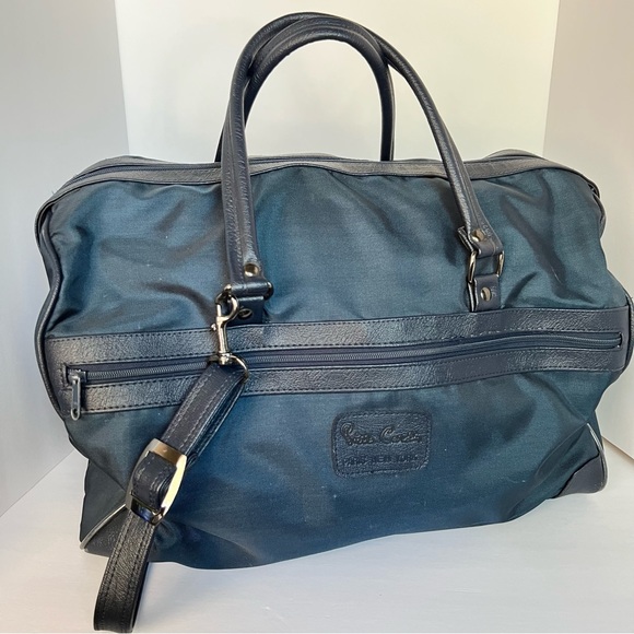 Vintage Pierre Cardin Nylon/Leather Duffel Bag - Picture 2 of 14